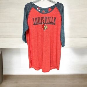 Bottom Drawers Sleepwear‎ University of Louisville Nightshirt Ladies XL NWT